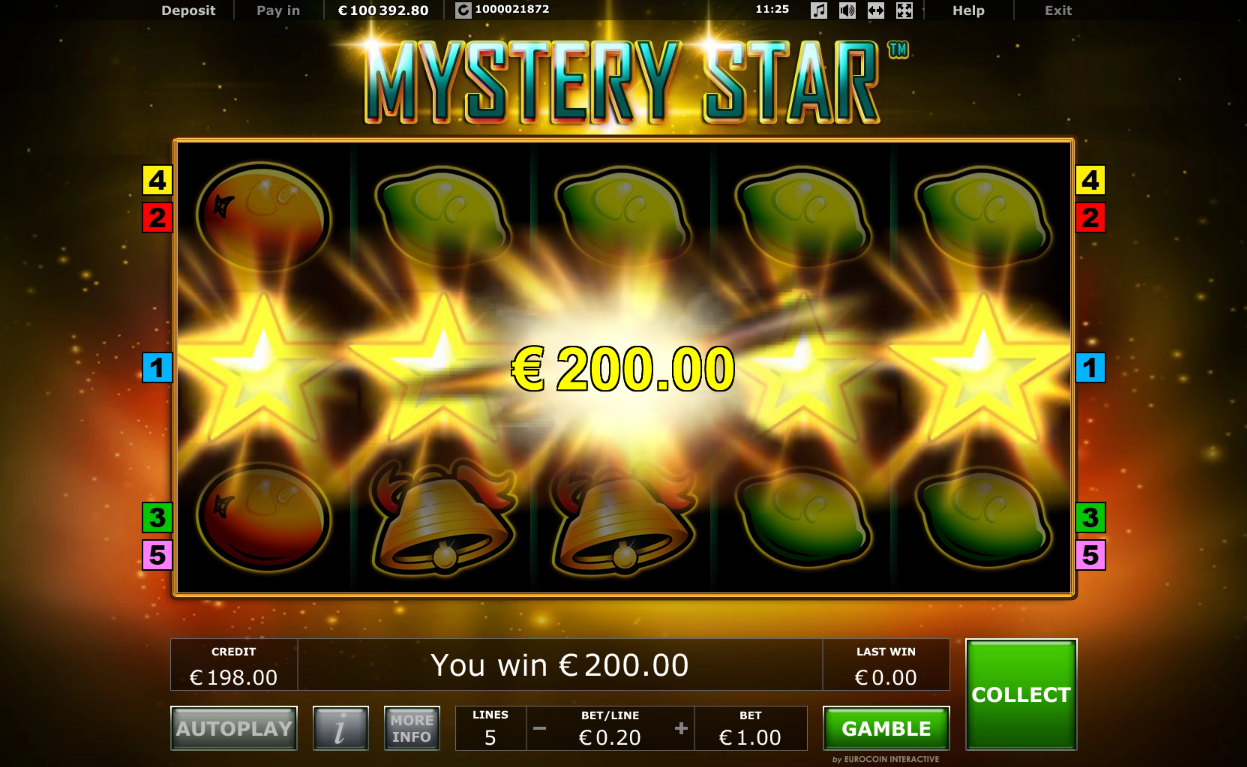 mystery star eurocoin interactive slot